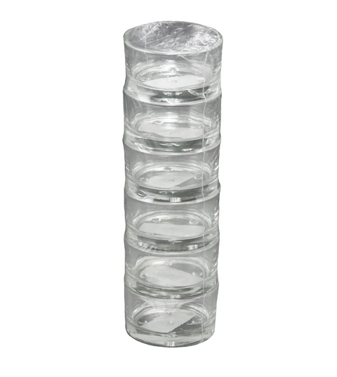 Clear Glass Tealight Cups - Case of 6