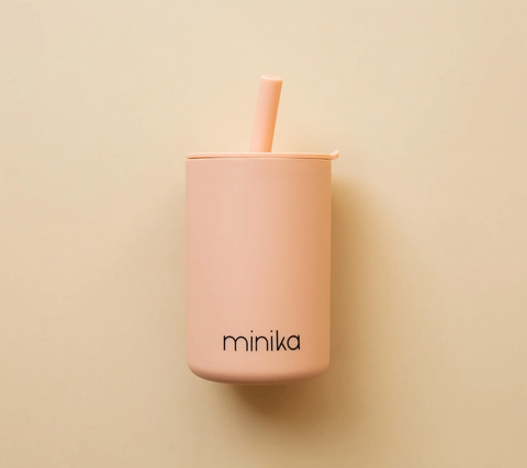 Silicone Cup with Straw and Lid