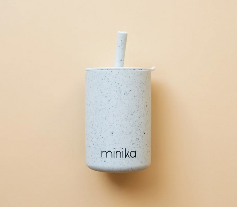 Silicone Cup with Straw and Lid