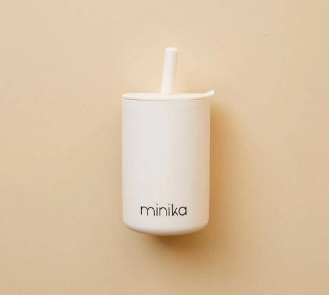 Silicone Cup with Straw and Lid