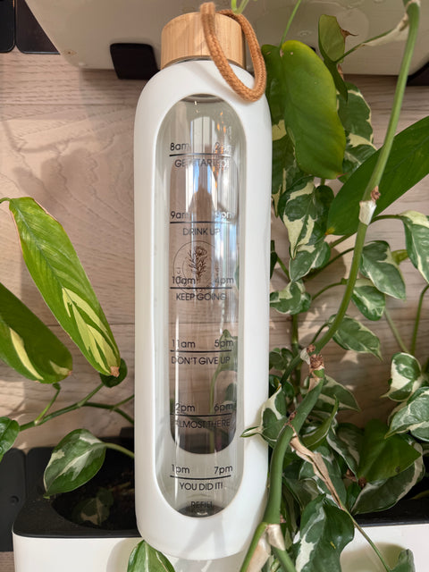 Eco Glass Motivational Water Bottle - 1L