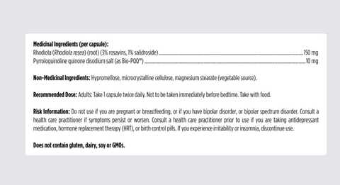 Mito-PQQ™ - MITOCHONDRIAL AND COGNITIVE SUPPORT