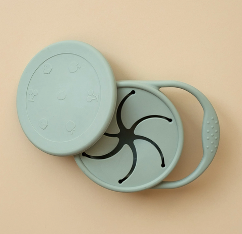 Silicone Snack Bowl with Lid