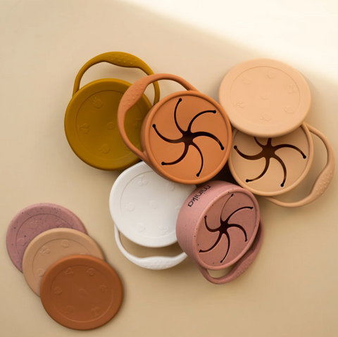 Silicone Snack Bowl with Lid